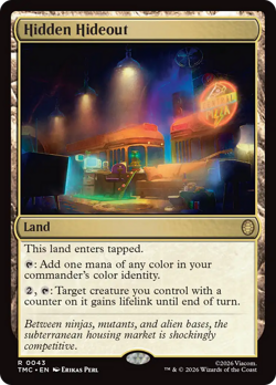 Hidden Hideout Teenage Mutant Ninja Turtles Commander - Near Mint - Image 1