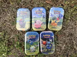 Pokemon Ascended Heroes Mini Tins 5x TCG - FULL SET / BRAND NEW SEALED - Image 1