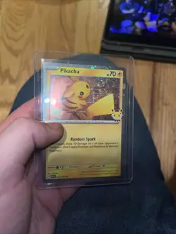 Pokemon Pikachu 051/162 Miscellaneous Promo Holo 70 HP Random Spark *MINT&SWIRL* - Image 2