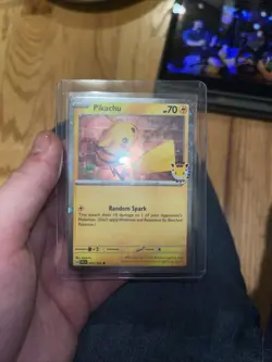 Pokemon Pikachu 051/162 Miscellaneous Promo Holo 70 HP Random Spark *MINT&SWIRL* - Image 4