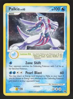 Palkia 11/100 Pokemon TCG Majestic Dawn LP - Image 1