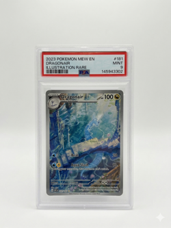 2023 Pokemon MEW English Dragonair #181 Illustration Rare PSA 9 MINT - Image 1