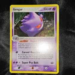 Pokemon Gengar 5/92 EX Legend Maker Holo Rare DMG - Image 2