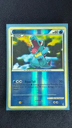 TOTODILE | 74/95 | REVERSE HOLO C NM/M | CALL OF LEGENDS POKEMON - Image 1