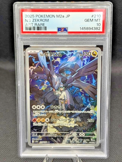 2025 POKEMON JAPANESE M2A-MEGA DREAM EX ART RARE #210 N'S ZEKROM PSA 10 - Image 1