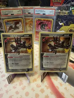 2 x Pokemon Greninja Gold Star SWSH144 Black Star Promo Celebrations ETB - Image 1