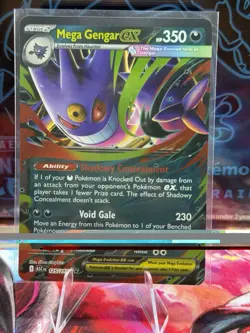 Mega Gengar ex 125/217 - Pokemon TCG - Ascended Heroes Double Rare Holo - Image 1