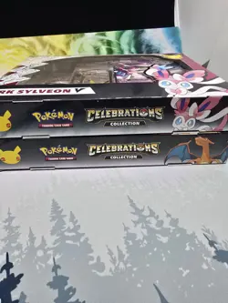 Celebrations Lances Charizard Dark Sylveon V Box collection set Sealed Pokemon - Image 3