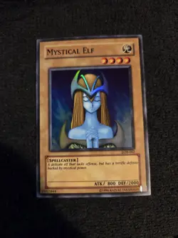 Mystical Elf Super Rare LOB-062 The Legend of Blue Eyes White Dragon LP - Image 1