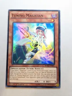 Yugioh - Tuning Magician - Super Rare - BOSH-EN001 - 1st Ed - MP - Image 1
