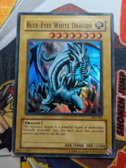 YugiOh - Blue-Eyes White Dragon SKE-001 Super Rare - Mod Played - Image 1