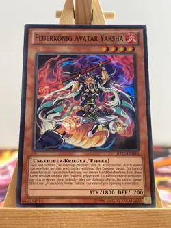 Feuerekonig Avatar Yaksha JOTL-DE095 Super Rare Deutsch NM YUGIOH - Image 1