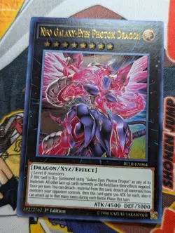 Yugioh Neo Galaxy-Eyes Photon Dragon BLLR EN064 Ultra Rare 1st ED NM - Image 1