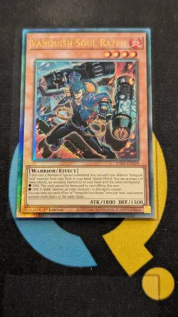 RA05-EN134 Vanquish Soul Razen Ultimate Rare 1st Ed YuGiOh - Image 1