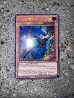 Yugioh TCG Spenta, the Magistus Sealer BPRO-EN098 Secret Rare 1st Edition NM-M - Image 3