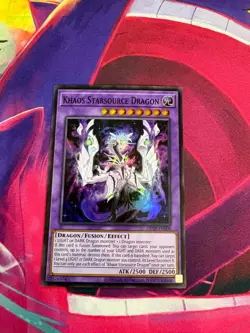 Khaos Starsource Dragon OP28-EN008 Super Rare Near Mint Yugioh TCG - Image 1