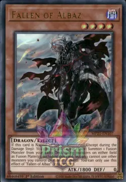 1st ed Fallen of Albaz ultra rare MP21-EN107 Yugioh - Image 1