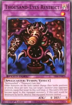 Thousand-Eyes Restrict - SS04-ENB30 - LP+ - Common - 1st ed - Yugioh - Image 1