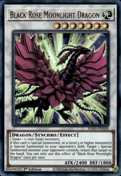 Black Rose Moonlight Dragon - Ultra Rare 1st Edition RA03-EN038 - NM - YuGiOh - Image 1