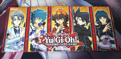 Shonen Jump Yugioh Trading Card Game Play Mat Board 1996 Konami Yu-Gi-Oh V2 - Image 1