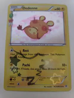 Dedenne Holo Uncommon RC10/RC32 Pokemon Generations Radiant Collection LP to NM - Image 1