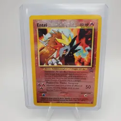 2001 Entei Holo Promo Movie Card WOTC Black Star #34 HP - Image 4