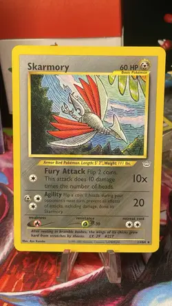 Skarmory 23/64 Neo Revelation Rare Regular Pokemon TCG Card LP+-NM - Image 1