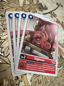 Digimon Card Game Playset Gigimon BT21-001 C World Convergence - Image 1