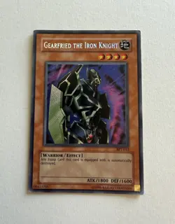 Yugioh Gearfried The Iron Knight BPT-012 Limited Edition Secret Rare LP - Image 1