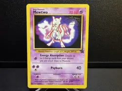 1999 Pokemon Mewtwo Promo Card Warner Bros First Movie Card. LV.60 #150 - Image 1