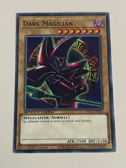 Yugioh Dark Magician x 3 - 1st Edition Red Cloak NM - Plus Free Holo Card - B - Image 3