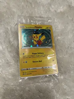 Special Delivery Pikachu SWSH074 SWSH: Sword & Shield Promo Cards Holo Sealed - Image 1