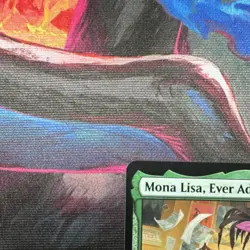 Mona Lisa TMNT Magic: The Gathering Rare Legendary Creature 0126 Green - Image 3