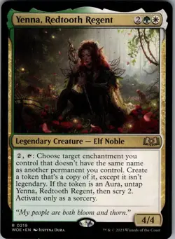 Yenna, Redtooth Regent 219 - Promo Pack: Wilds of Eldraine NM - MTG TCG - Image 1