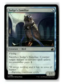 Judge's Familiar 192 Common Ravnica Remastered Magic: The Gathering Foil NM - Image 1