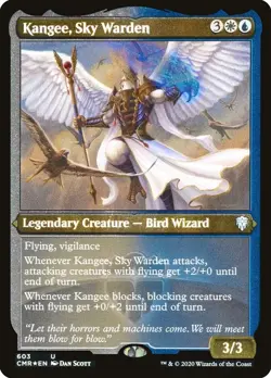 1x Kangee, Sky Warden (Foil Etched) - NM - See Pic for Set - SPARROW MAGIC - Image 1