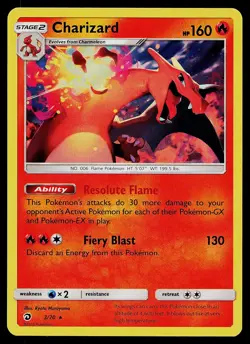 Pokemon Card - Charizard Dragon Majesty 3/70 Holo Rare 2018 - Image 1