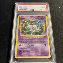2016 Pokemon XY Evolutions Mew Holo #53 PSA 8 NM-MT Classic Artwork - Image 1