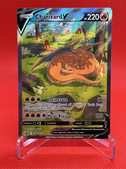 Charizard V SWSH260 Sword & Shield Black Star Promo (UPC) Pokemon Card NM/M - Image 1
