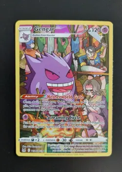 Pokemon TCG Gengar TG06/TG30 Lost Origin Trainer Gallery Holo Ultra Rare NM/LP - Image 1