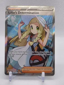 Pokemon Mega Evolution #169/132 Lillie's Determination Ultra Rare Full Art Holo - Image 1