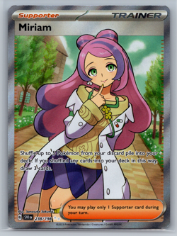 Miriam 238/198 Ultra Rare Scarlet & Violet Pokemon TCG NM - Image 1