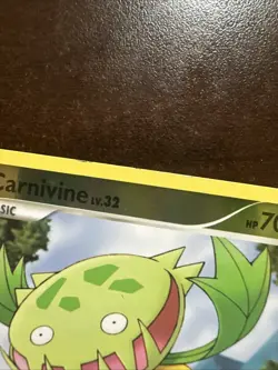 Carnivine 21/130 Reverse Holo Rare Pokemon TCG Diamond & Pearl Light DMG - Image 2