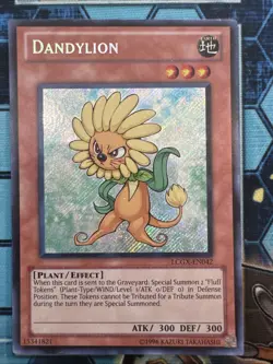 Yugioh Dandylion LCGX-EN042 Secret Rare 1st Ed - Image 1