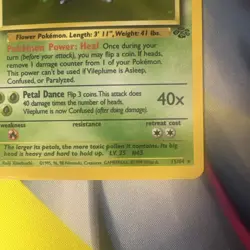 Pokemon Vileplume 15/64 Jungle Holo Unlimited - NM Condition - Image 5