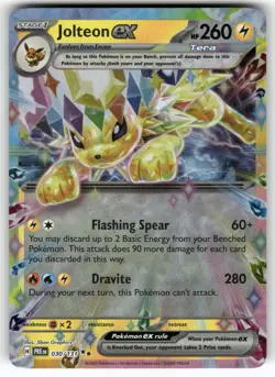 Jolteon ex 030/131 Double Rare Prismatic Evolutions Pokemon Near Mint - Image 1