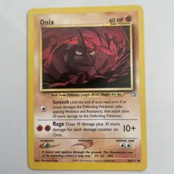 Pokemon TCG Onix 69/111 Neo Genesis Common Near Mint - Image 1