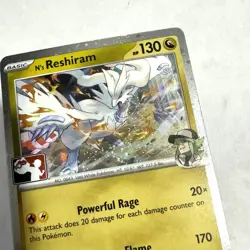 Pokemon TCG N's Reshiram COSMOS Holo Pokemon Play! STAMPED Prize Pack Series 8 - Image 2