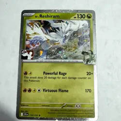 Pokemon TCG N's Reshiram COSMOS Holo Pokemon Play! STAMPED Prize Pack Series 8 - Image 3