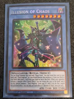Yugioh Illusion of Chaos Prismatic Secret MP23-EN017 1st NM - Image 1